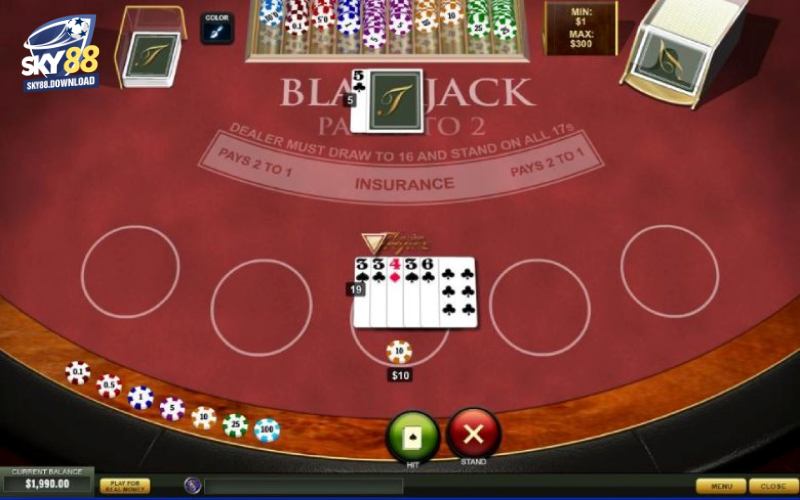 Chiến thuật cơ bản trong Blackjack cách chơi chuẩn